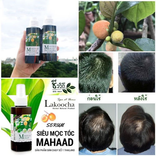 Xịt siêu mọc tóc mahaad thái lan 120ml thái lan