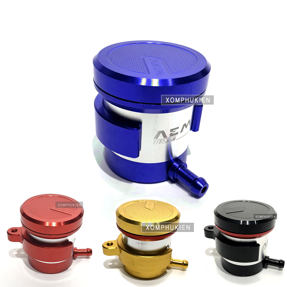 Bình dầu tay thắng cnc gắn xe máy mẫu aem