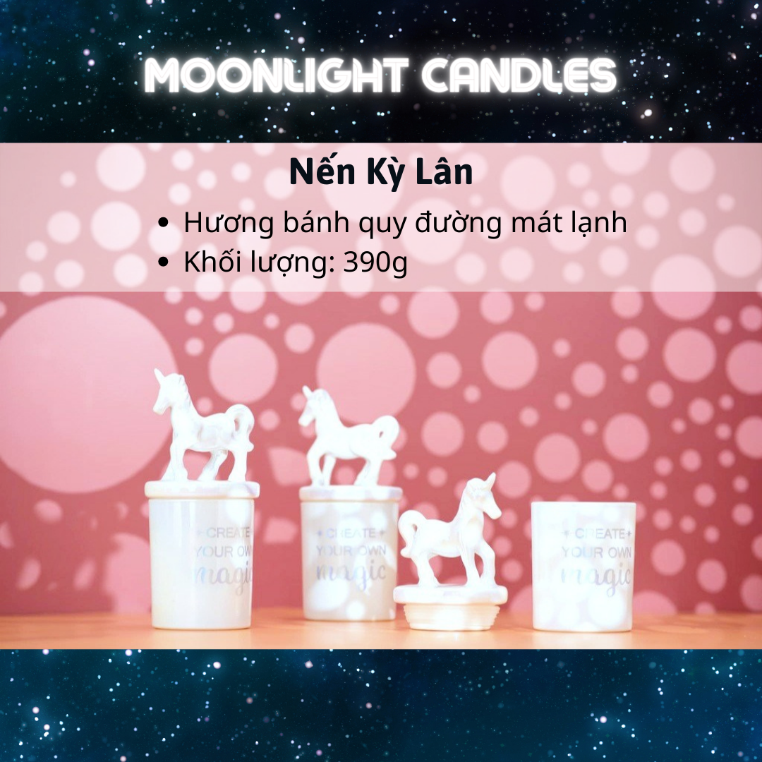 Nến Thơm Unicorn Kì Lân Chính Hãng Claire's