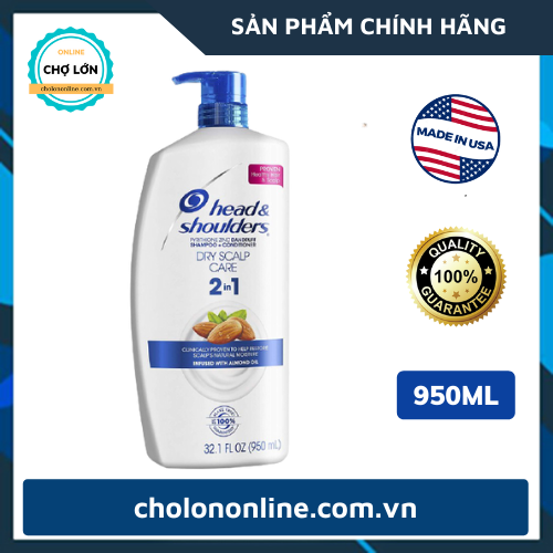 Dầu gội xả head & shoulder dry scalp care của mỹ 950ml