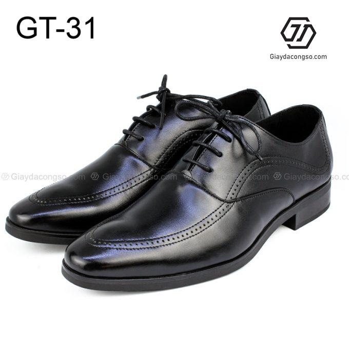 Giày da công sở - Giày tây nam công sở da bò cao cấp GT31
