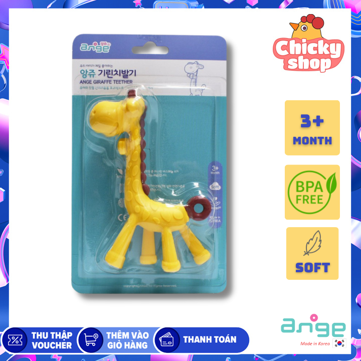 Ngậm nướu ange hàn quốc dành cho bé từ 3 tháng +
