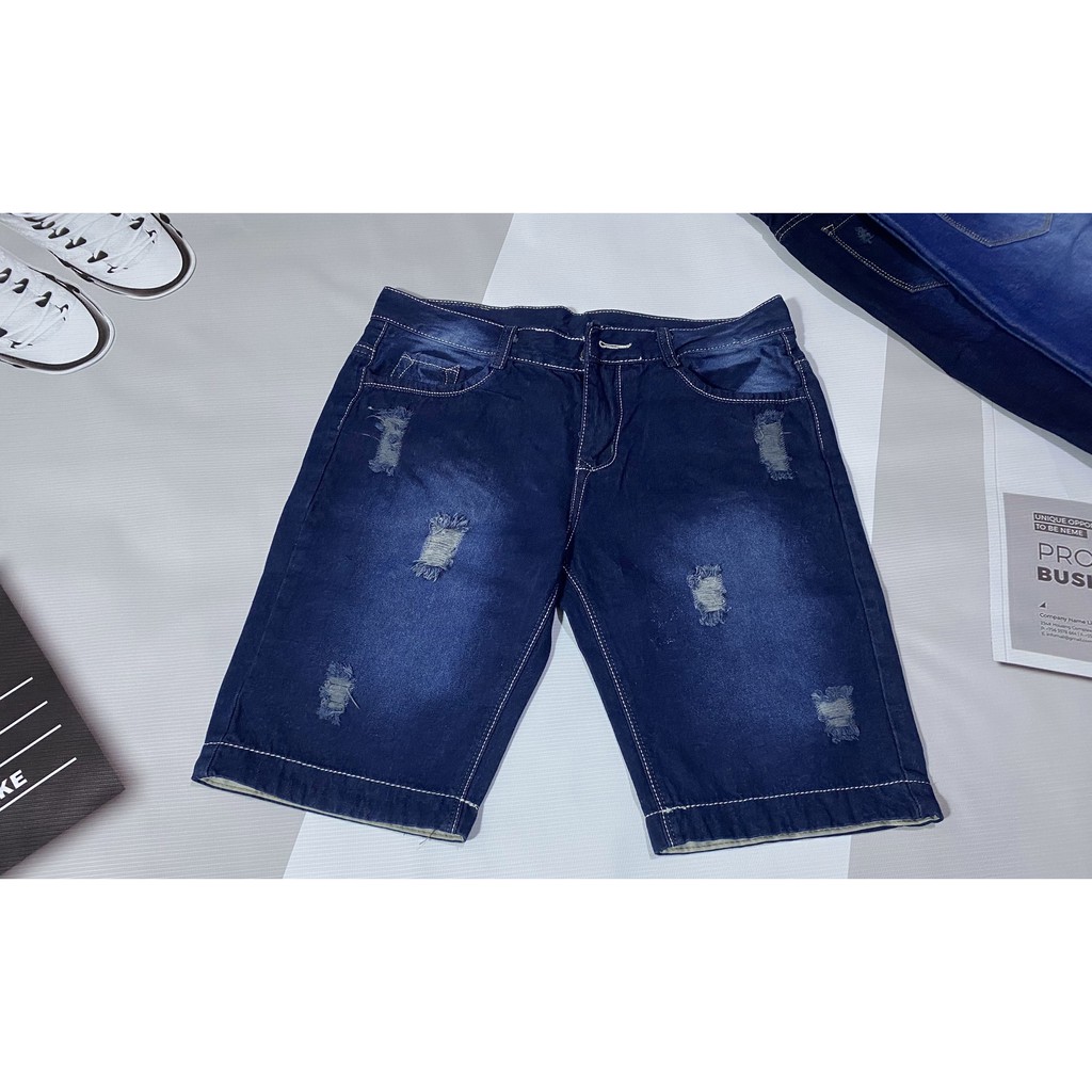 Quần short jean nam đẹp - cao cấp - kiểu dáng hàn quốc-size34