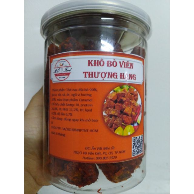 300gr khô bò viên giòn thượng hạng