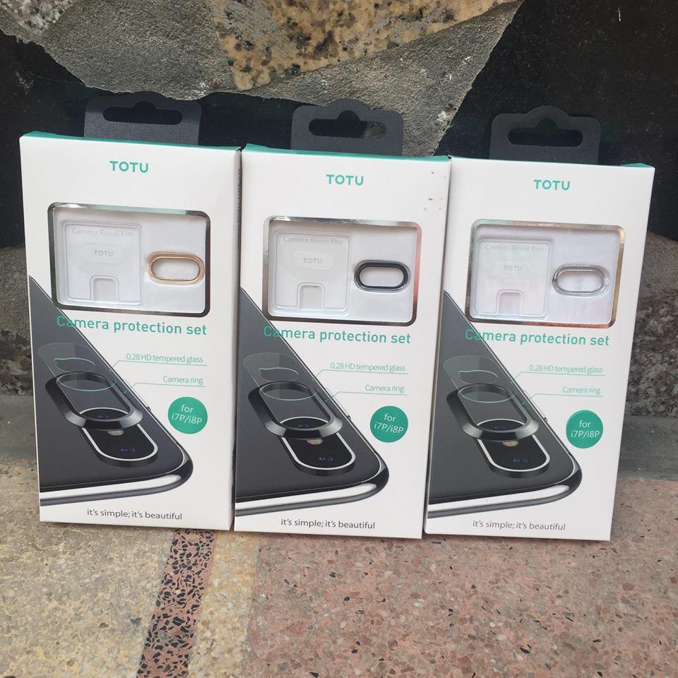 Bộ viền bảo vệ và miếng dán Camera cho iphone 7Plus/8Plus - TOTU