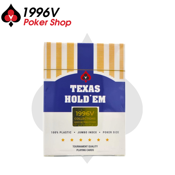 Bộ bài tây đẹp,bài poker cao cấp 52 lá TEXAS HOLD'EM plastic,bài tây khổng lồ,bài tây nhựa chơi poker-1996V Poker Shop