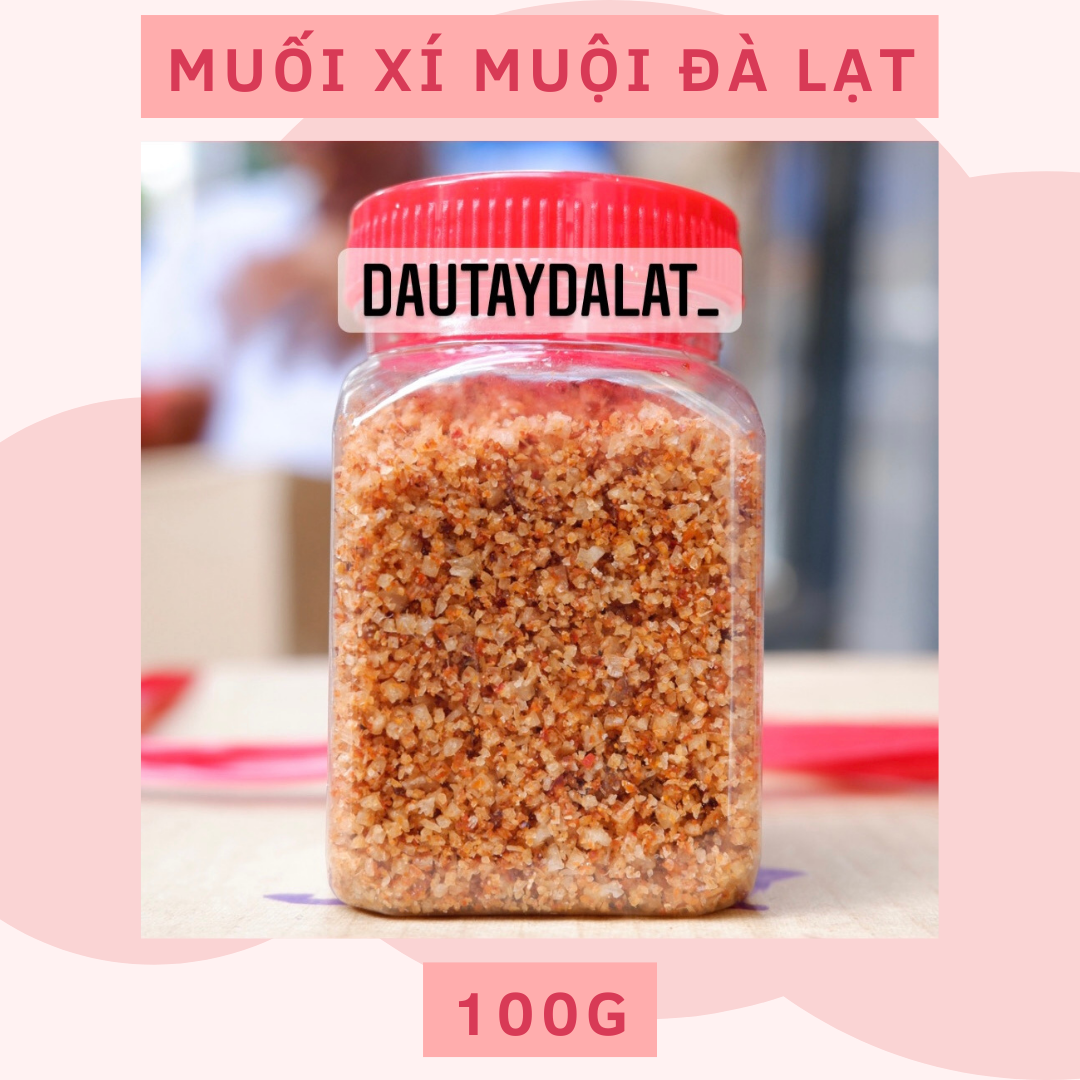 [CÓ HỎA TỐC] 100g muối xí muội Đà Lạt muối ô mai Đà Lạt chua ngọt siêu ngon (hình thật shop tự chụp)