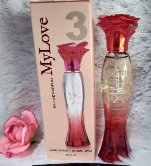 Nước hoa My Love chai 35ml màu đỏ số 3