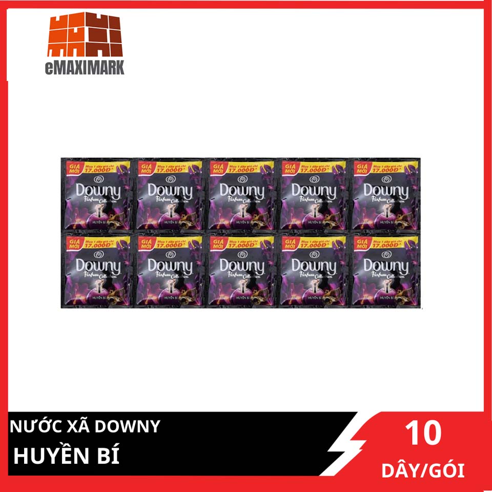 Nước xả vải downy huyền bí dây 10 gói
