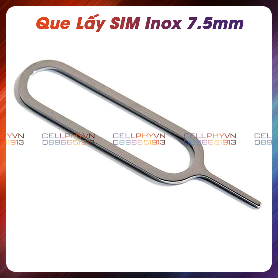 Que chọc lấy sim ốp lưng iphone 5 5s 6 6plus 6s 6s plus 6 7 7plus 8 8plus x xs xs max 11 11 12 mini pro promax