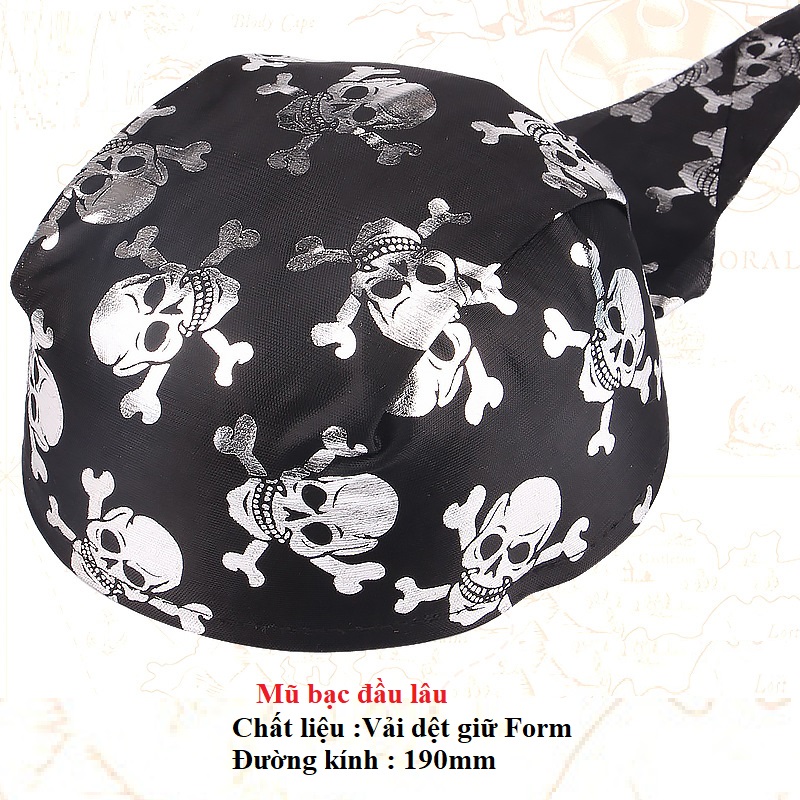 Mũ hải tặc - Phụ kiện hóa trang Halloween