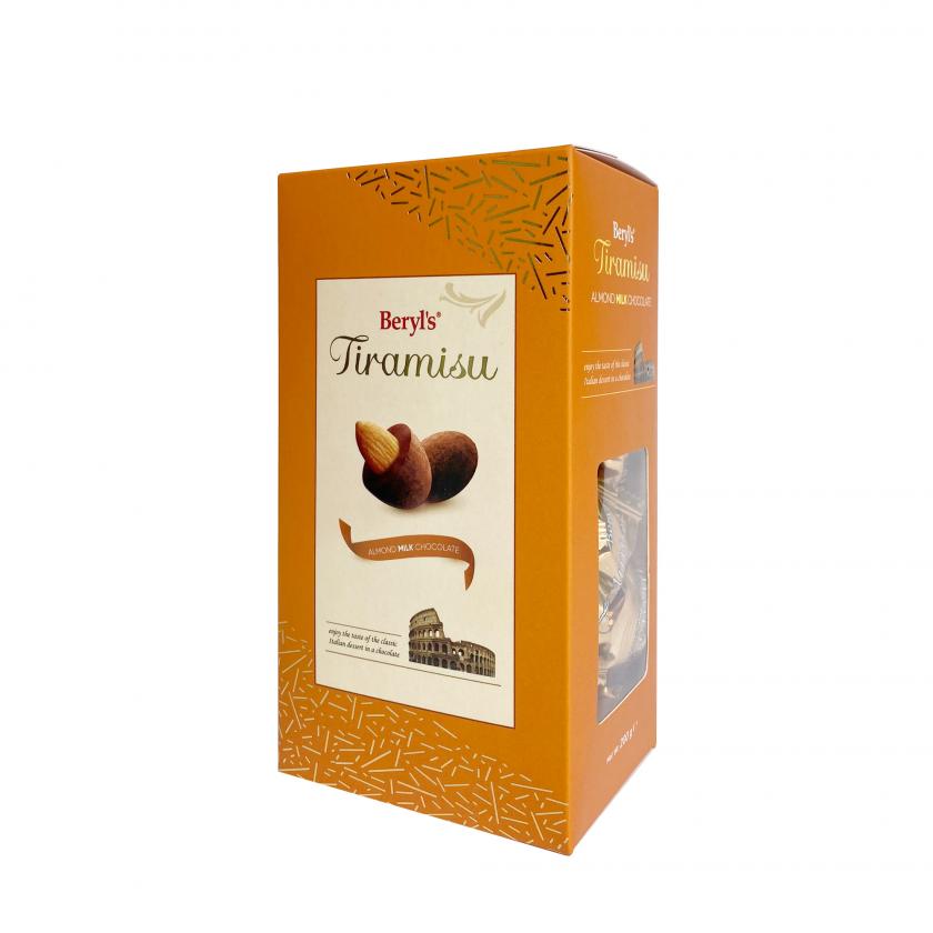 Socola Beryl’s Tiramisu Almond Dark Chocolate 200g