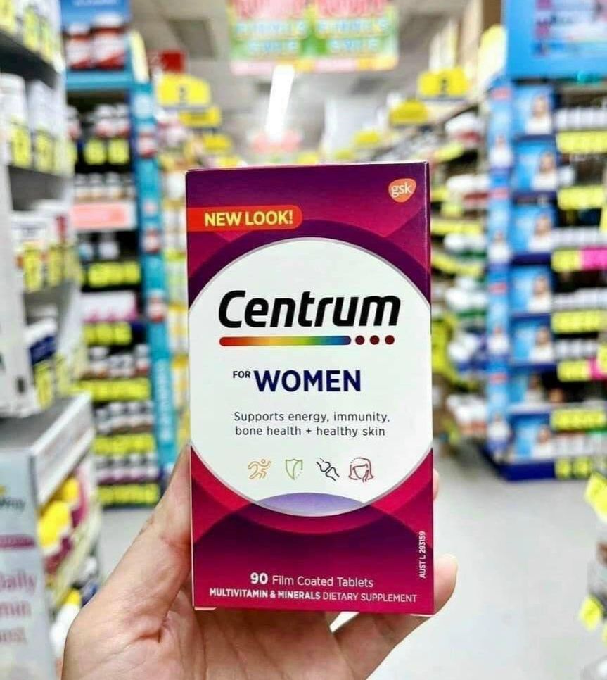 Vitamin Tổng Hợp Cho Phụ Nữ Centrum For Women 90 viên