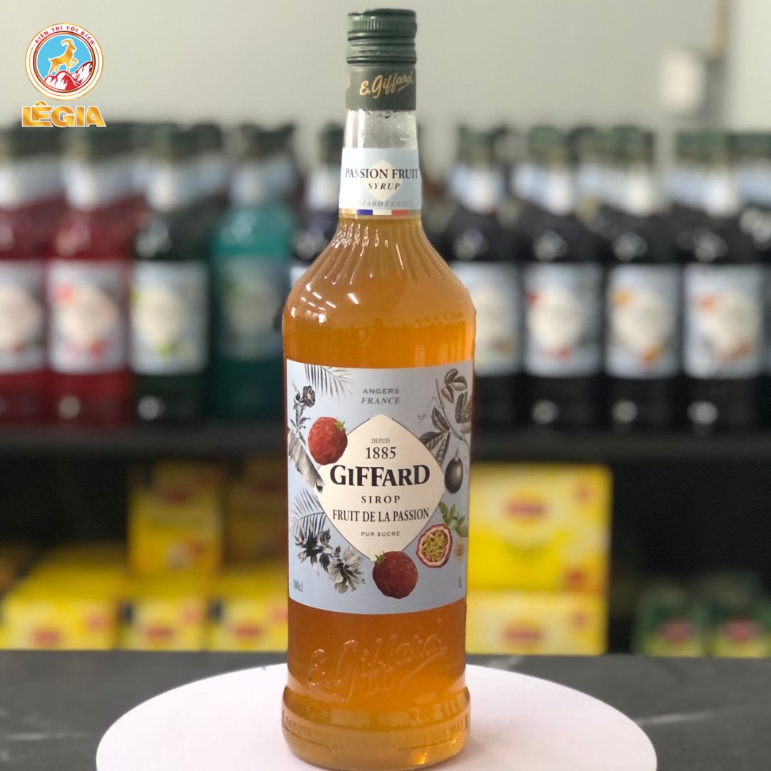 Siro giffard chanh dây 1l - giffard passion fruit syrup