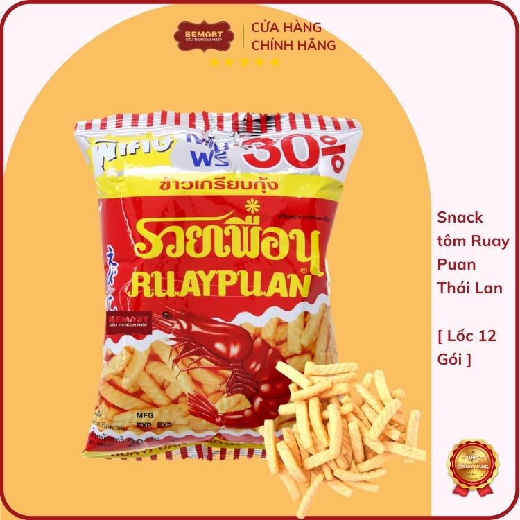 Snack tôm thái ruay-puan 20gr thái lan