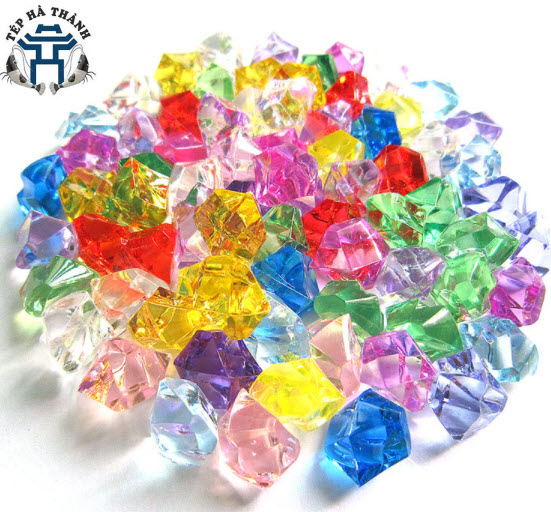 Đá pha lê - kim cương đa sắc trang trí bể cá cảnh bể thủy sinh