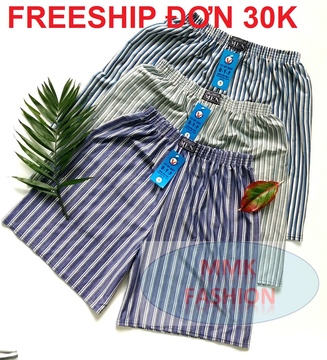 QUẦN ĐÙI NAM, QUẦN NGỦ NAM, VẢI THUN SỌC,  MỀM MẠI, CO GIÃN 4 CHIỀU, THẤM HÚT MỒ HÔI ,THOÁNG MÁT CÓ 1 TÚI SAU (ẢNH THẬT)