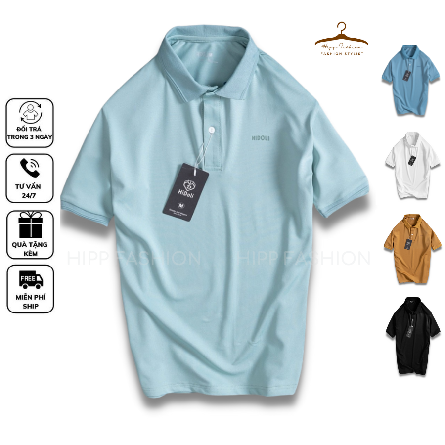 Áo thun POLO trơn vải cá sấu cotton cao cấp sang trọng lịch lãm