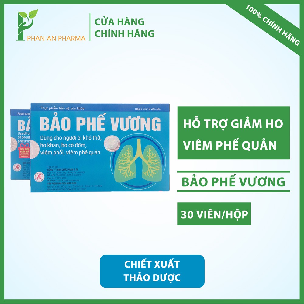 Bảo phế vương - hỗ trợ giảm ho viêm phế quản - cn83