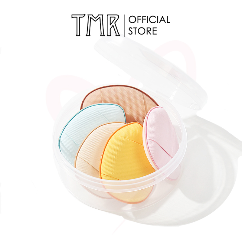 Mút trang điểm mini finger puff tmr mút tán kem nền, kem che khuyết, cushion