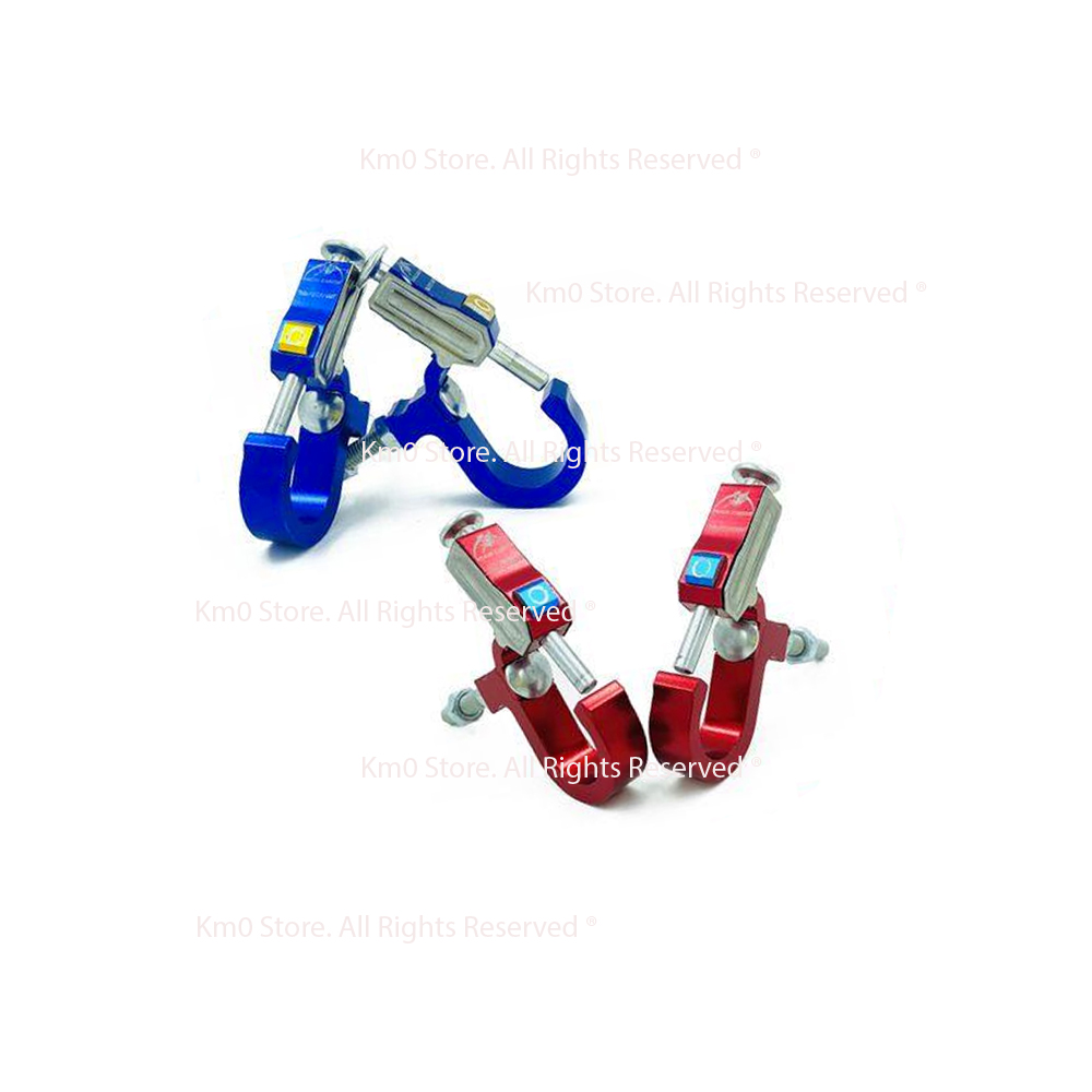 Bộ 02 móc bấm treo đồ nhôm vt25 xe máy