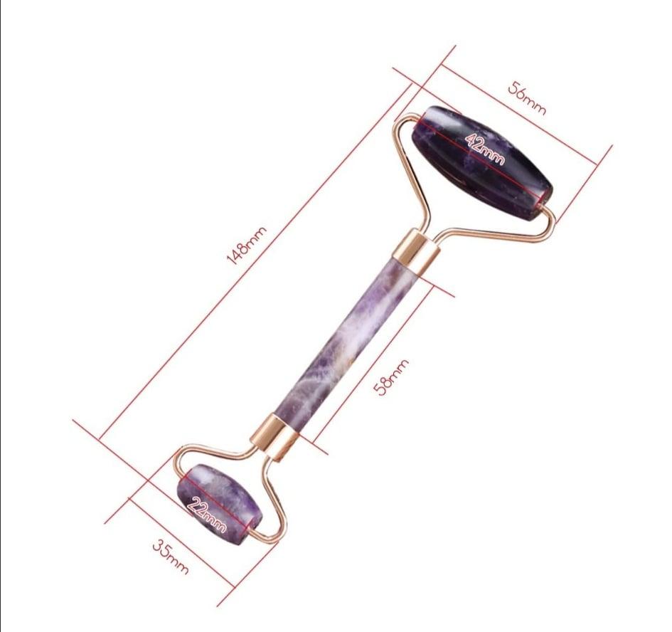 Xưởng sản xuất đá tự nhiên G.F.H - Cây lăn massage chống lão hóa từ đá thạch anh tím tự nhiên 100%