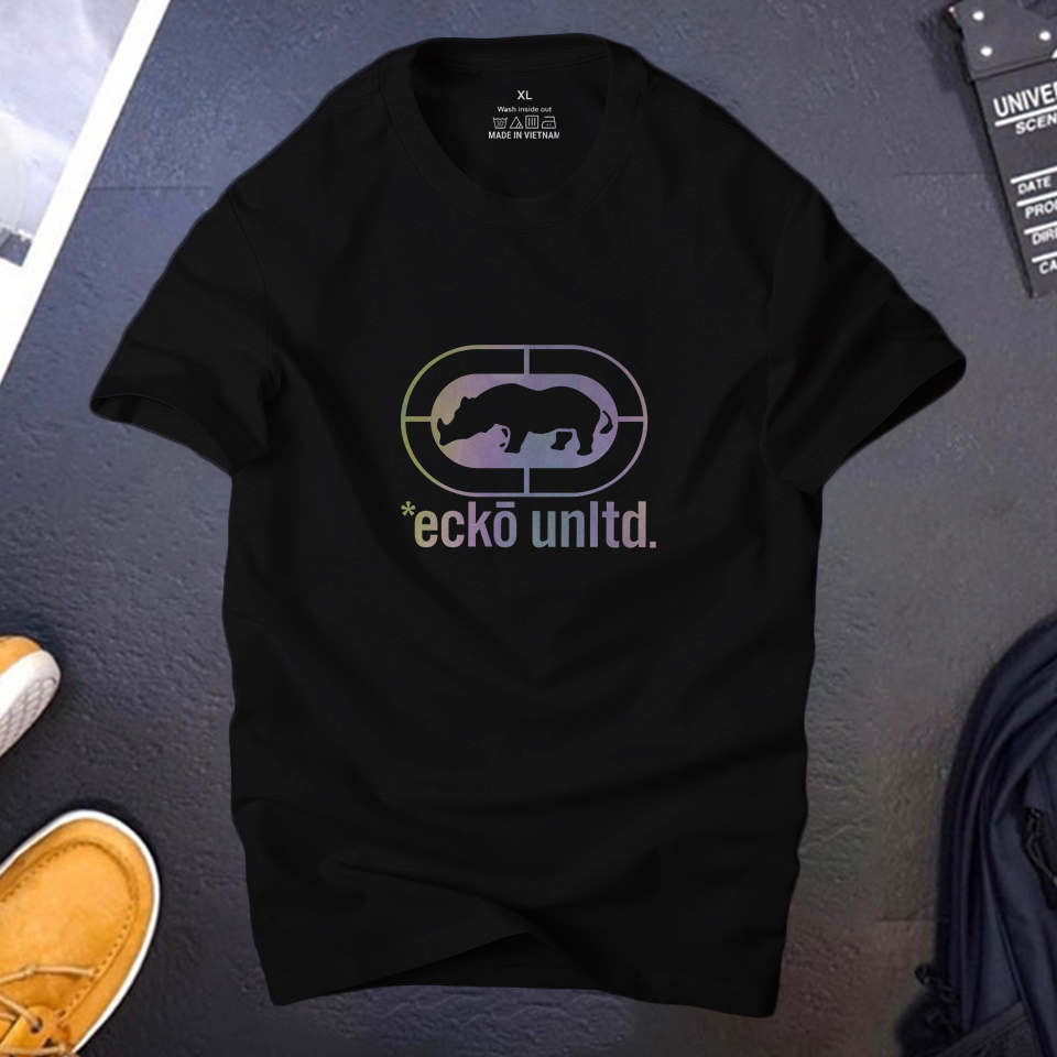 Áo thun nam con tê giác phản quang 7 màu  chất cotton co Giãn 4 Chiều | thethaogiabuon