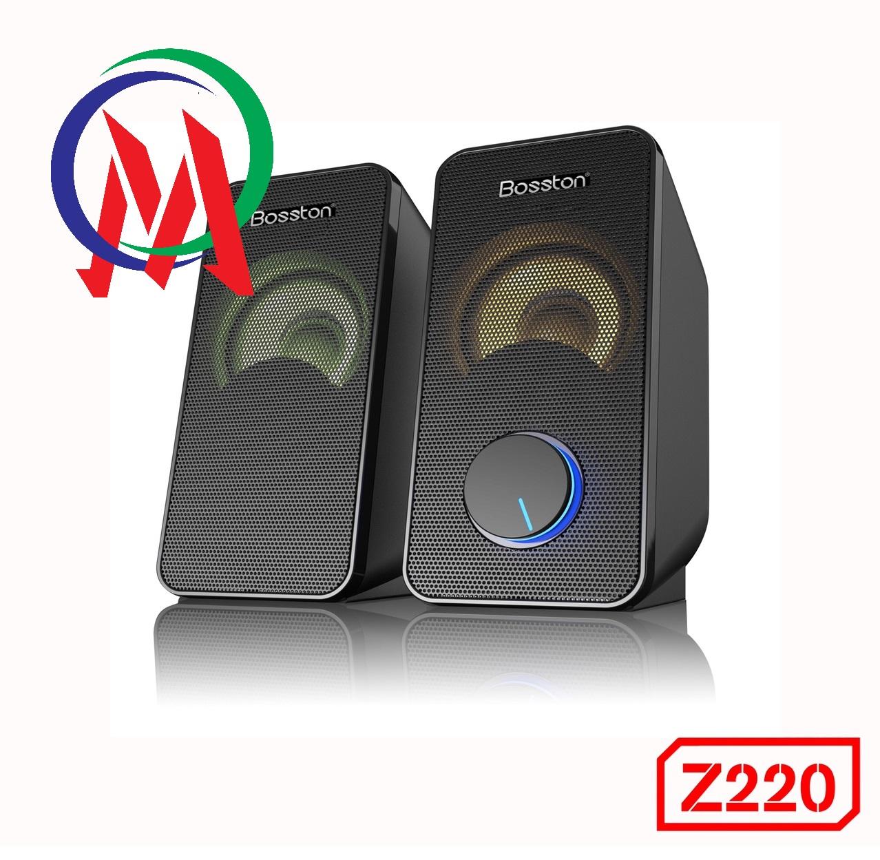 Loa 2.0 bosston z220-led rgb bảo hành 12 tháng