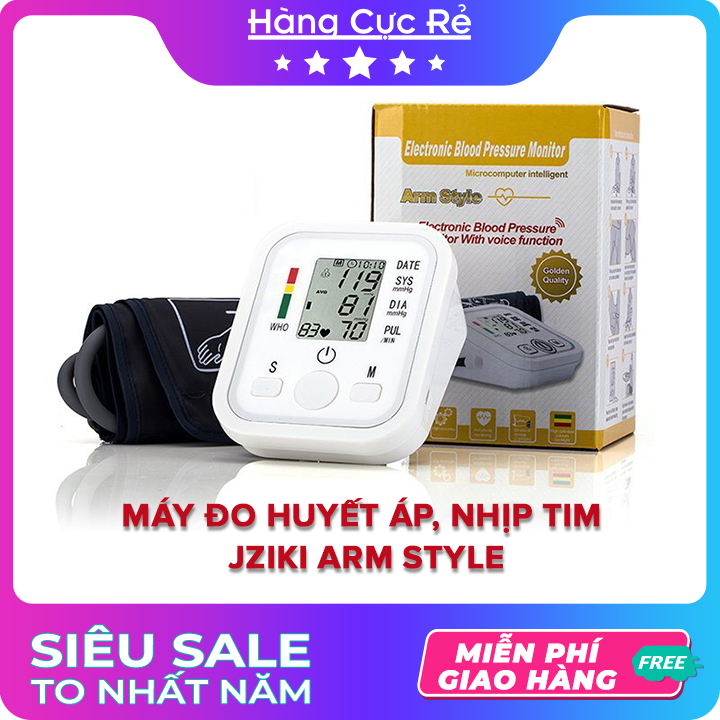 Máy Đo Huyết Áp Bắp Tay HCR002 - Máy Đo Huyết Áp Điện Tử Phân Khúc Cao Cấp - Cam Kết Chất Lượng 1 Đổi 1 - Shop Hàng Cực Rẻ