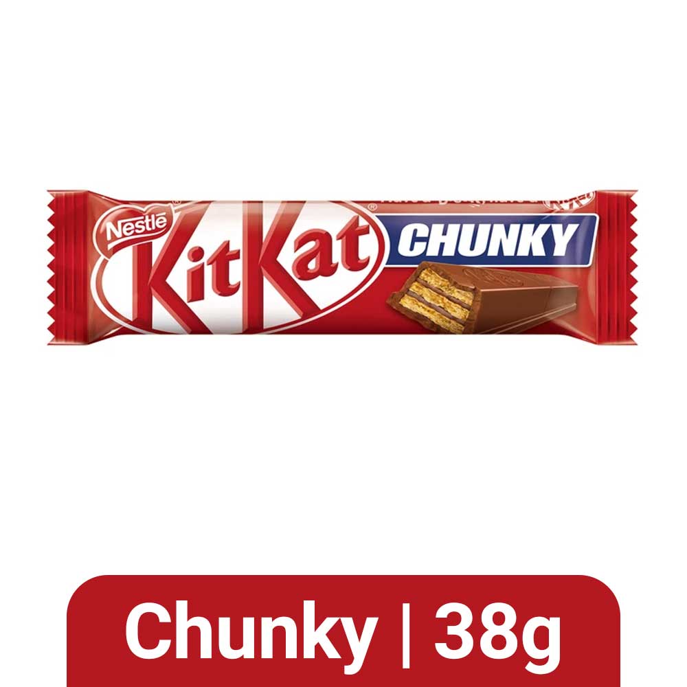 KitKat chunky thanh 38g nesle,socola date 2025