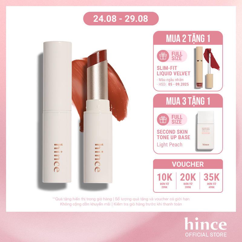 Son dưỡng có màu hince mood enhancer lip glow 5.5g