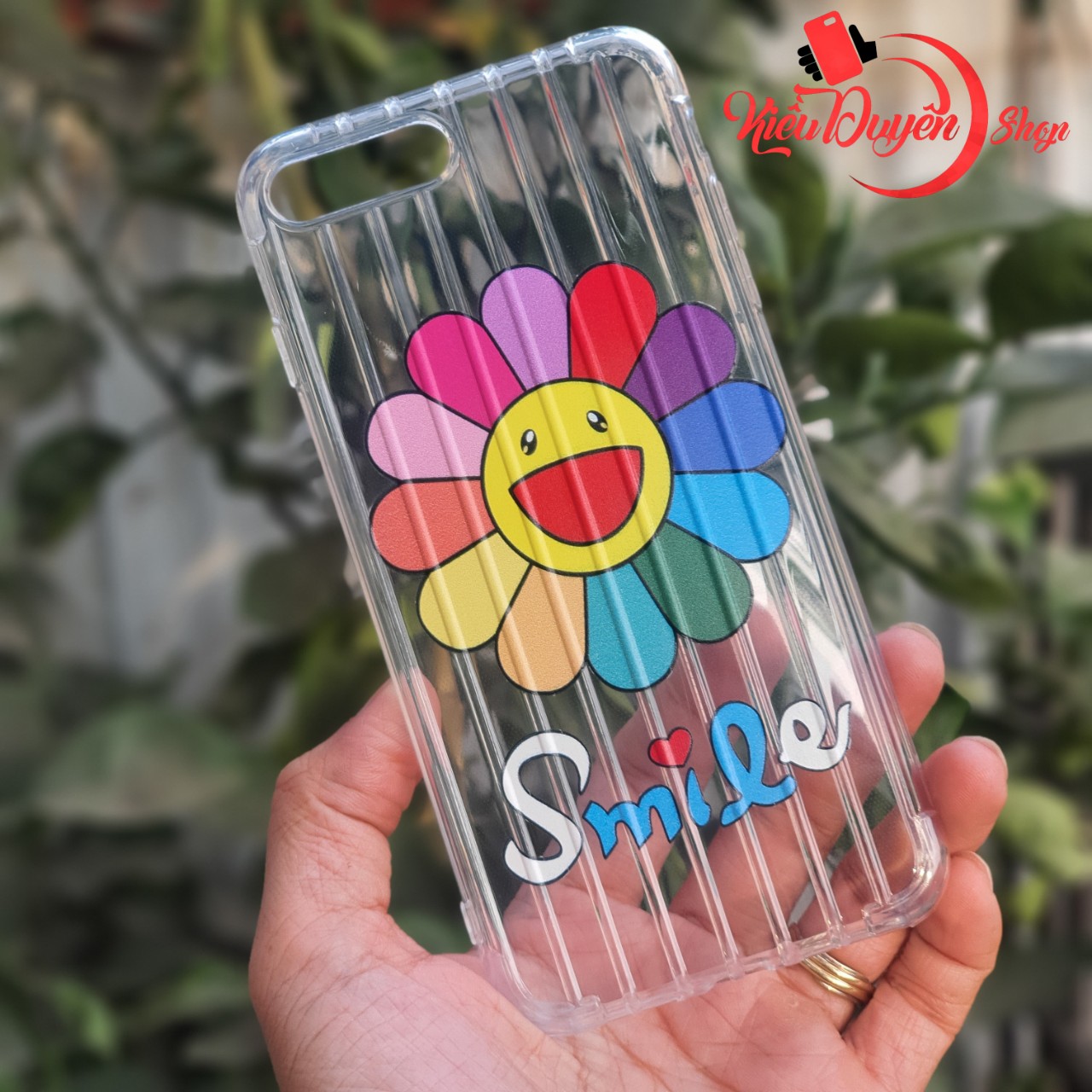 Ốp lưng dành cho Iphone 6,6s,6 plus,6s plus,7,8,7 plus,8 plus,X,XS,XR,XS Max,11,11 Pro,11 Pro Max,ốp Vali trong suốt hình hoa-I16