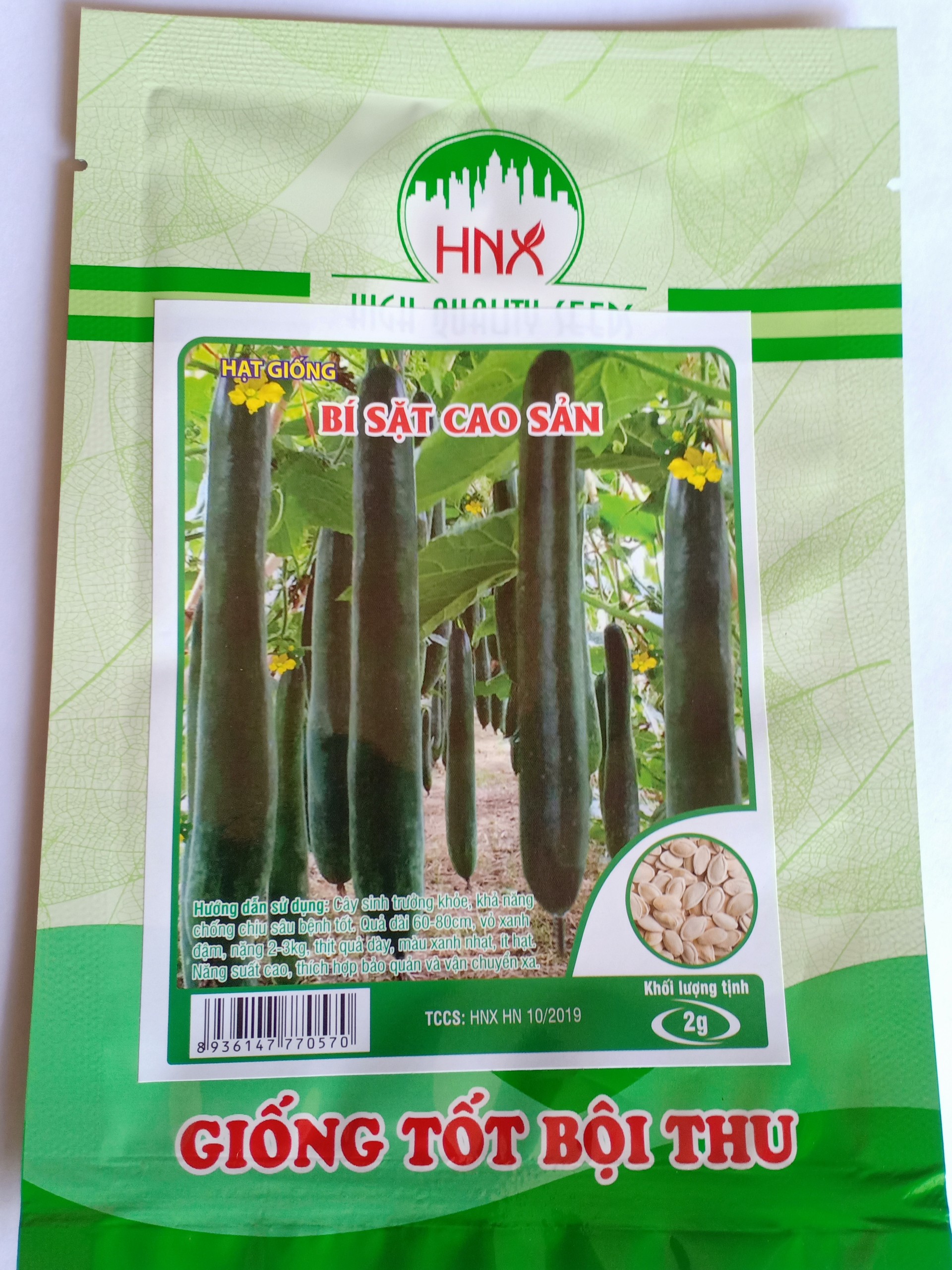 Hạt giống bí đao xanh bí sặt cao sản gói 2g