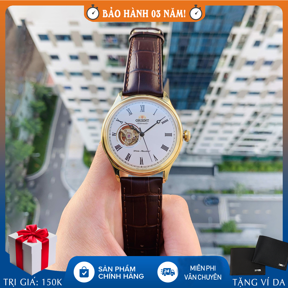Đồng hồ nam chính hãng orient caballero fag00002w0 automatic
