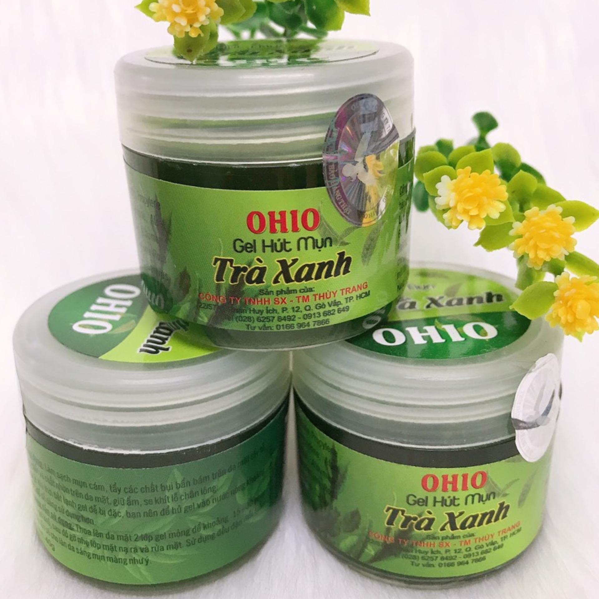 Gel Lột Mụn OHIO Trà xanh ,Hút Tận Gốc Mụn Chỉ, Mụn Đầu Đen