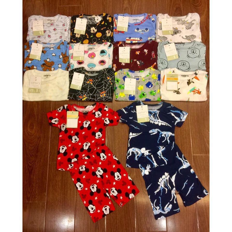 Combo 3 bộ Bozip carter đùi cho bé trai