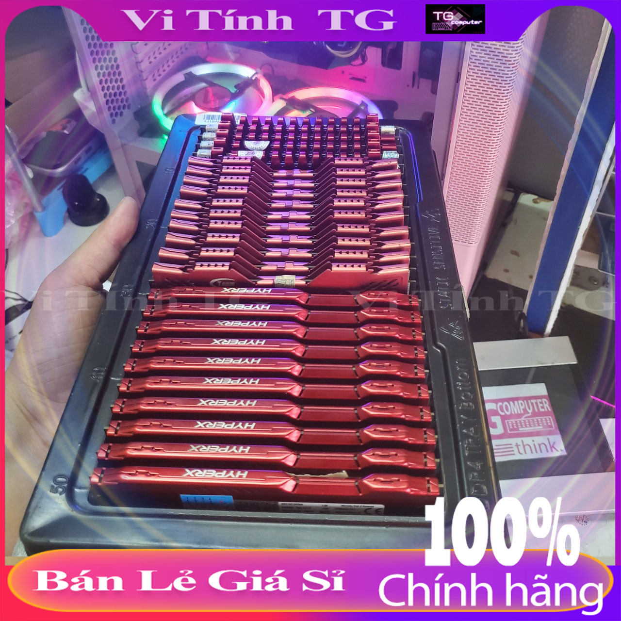 Khay đựng ram pc - có nắp đậy.