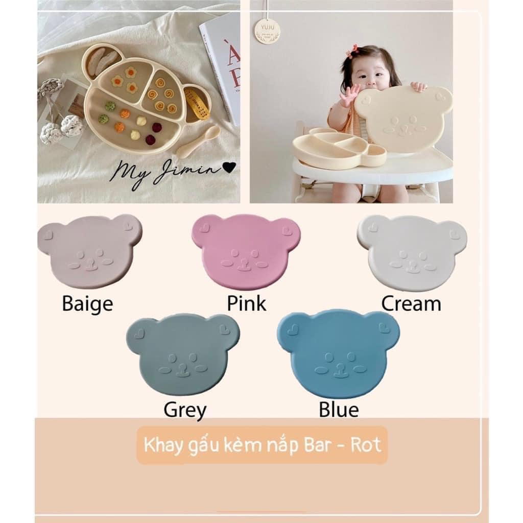 Khay ăn dặm Silicon Bar Rot