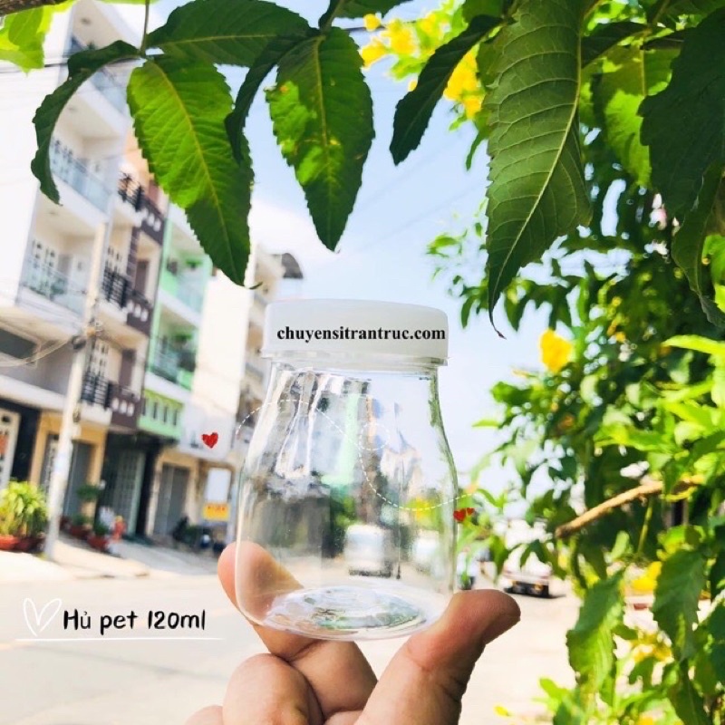 Set 70 Hủ nhựa sữa chua pet 120ml , hũ nhựa trong suốt đựng sốt chấm, hũ nhựa 120ml