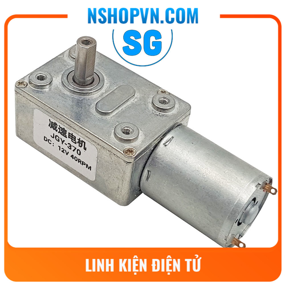 Động cơ giảm tốc hộp số vuông góc JGY370 40rpm