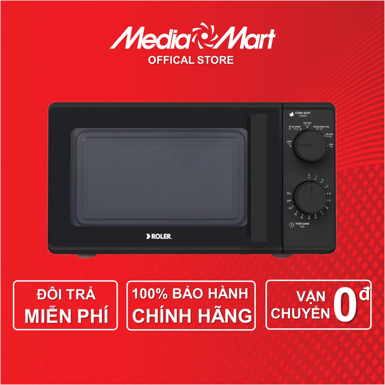  Lò vi sóng cơ 20L Roler RM-3213 