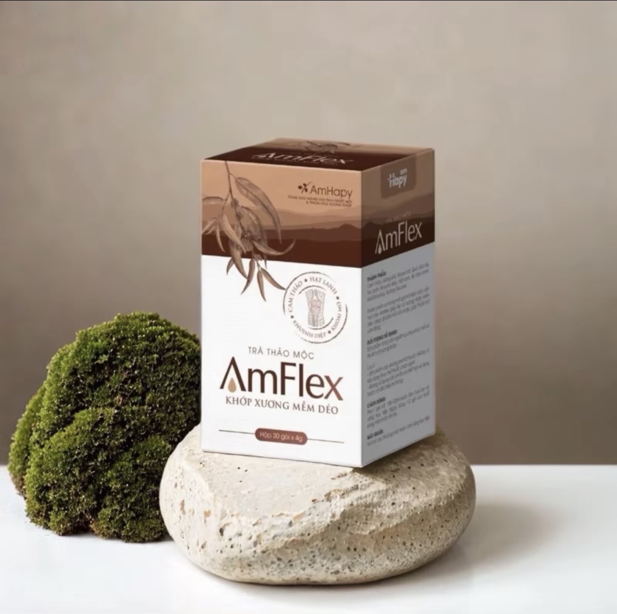 AmFlex Trà Thảo Mộc Hòa Tan 30 Gói - Tiện Lợi Mang Theo