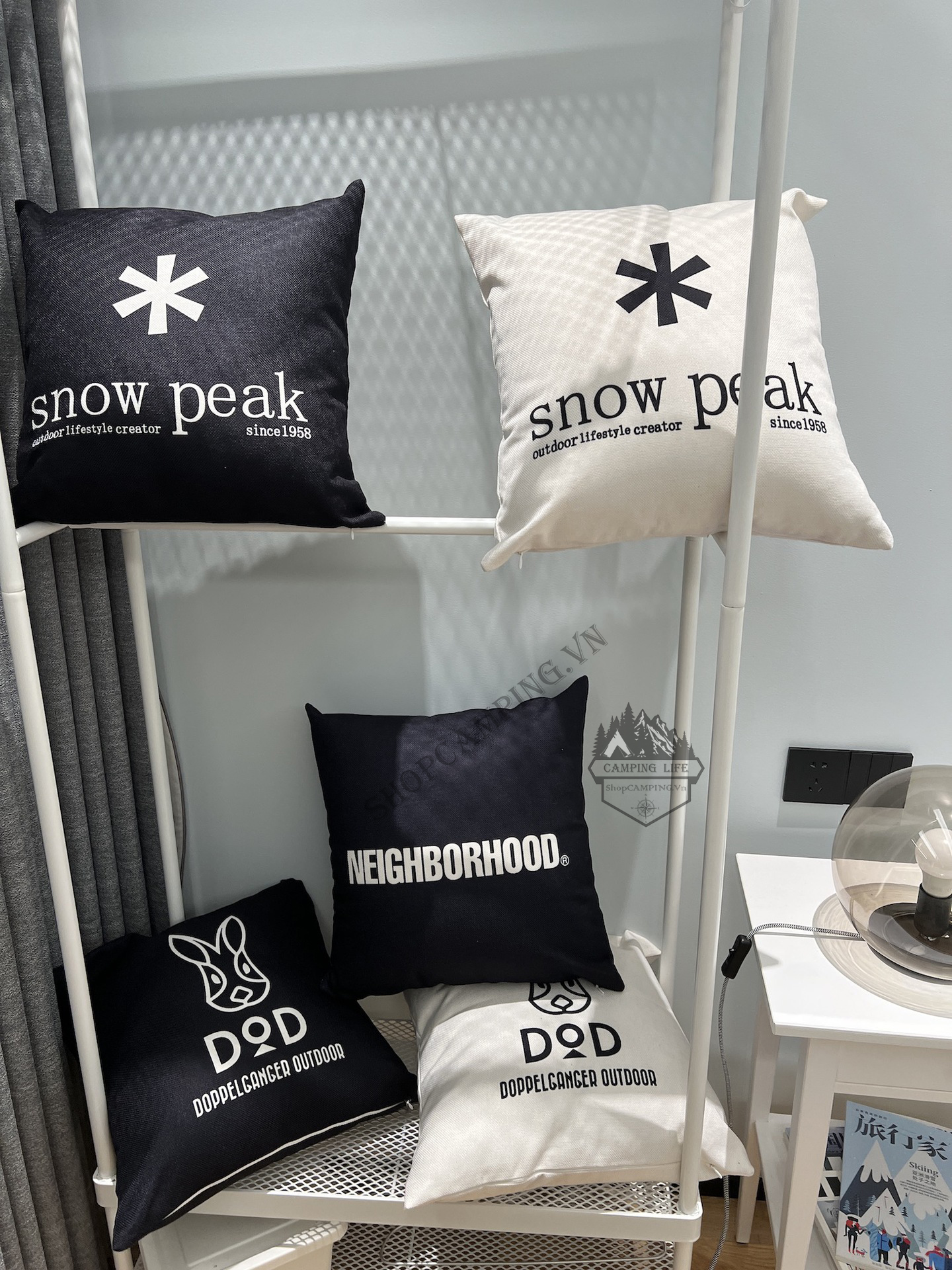 Vỏ gối tựa lưng, tựa sofa dod/snow peak/ nodisk