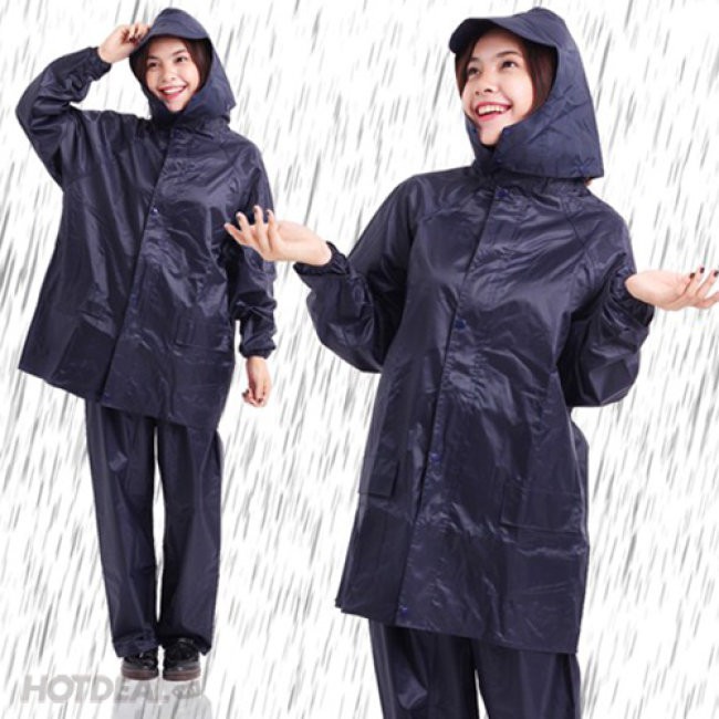[HCM]Bộ Quần áo đi mưa vải dù siêu bền set bộ áo mưa
