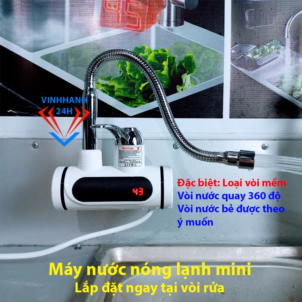 Vòi Nóng Lạnh nhập khẩu ĐÀI LOAN Trực Tiếp Hỏa Tốc làm nóng 5s, Bình nóng lạnh Mini, Vòi đun nước hoả tốc ❄️KHông phải lo 'MÙA ĐÔNG GIÁ RÉT' '
