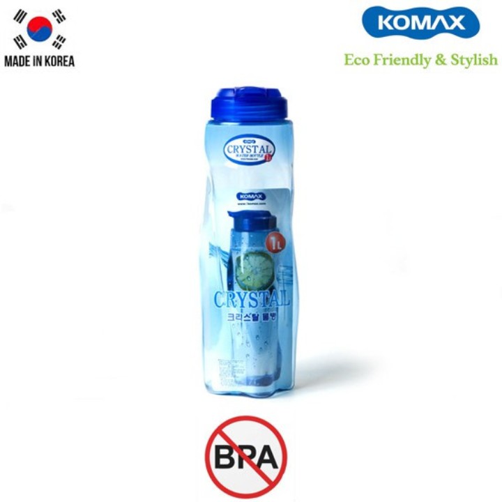 Bình Nước Hàn Quốc Komax Crystal 1 lít