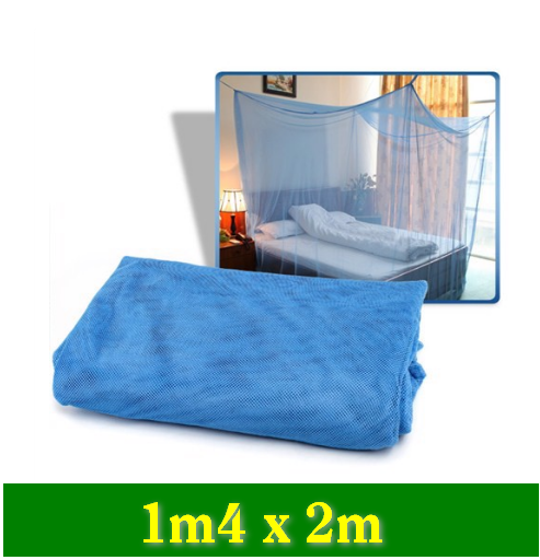 Mùng vải tuyn giăng dây kích thước 1m4 x 2m, mùng ngủ giá rẻ, mùng thiết kế lổ thoáng mát chống côn trùng MG1M4