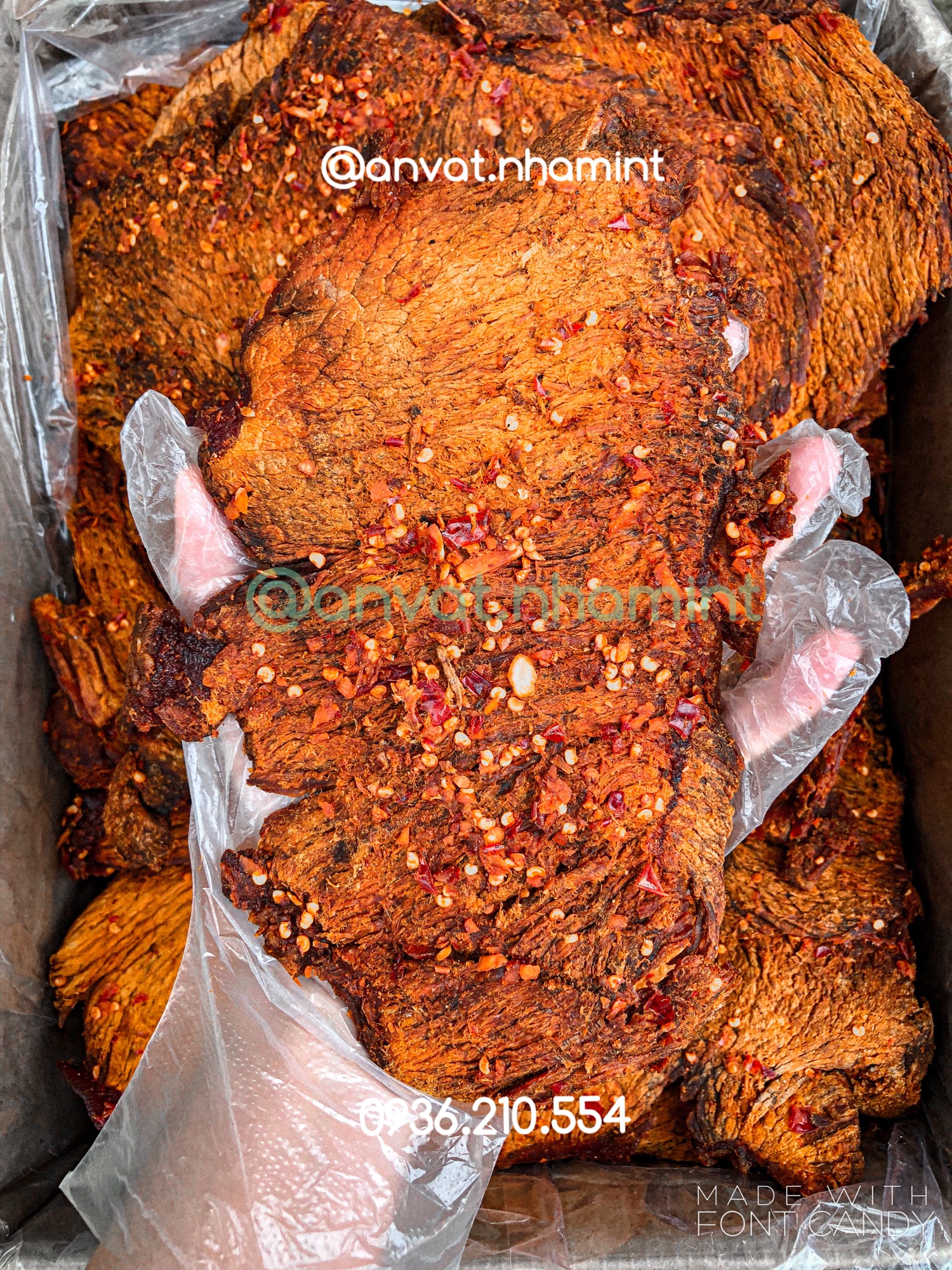 [100% thịt bò] 200gr BÒ KHÔ MIẾNG ĐÀ NẴNG - loại đặc biệt (ảnh thật)