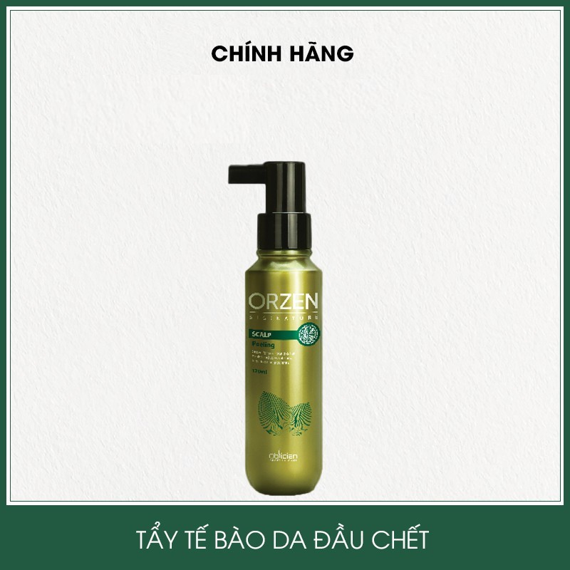 [CHÍNH HÃNG] TẨY TẾ BÀO DA ĐẦU CHẾT Orzen Scalp Peeling hỗ trợ ngăn rụng tóc, kích thích mọc tóc, hiệu quả 120ml