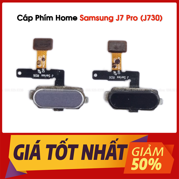 Cáp phím home samsung j7 pro / j730 zin - nút home zin bóc máy